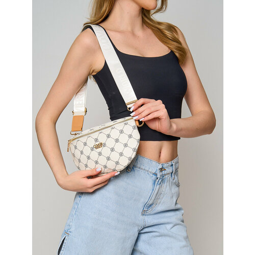 Сумка мессенджер Coveri World, фактура гладкая, черный