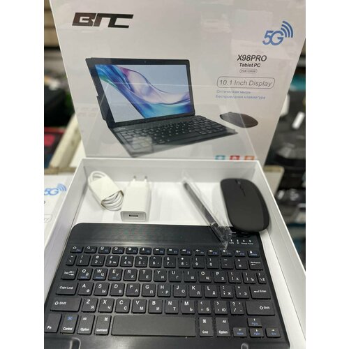 Планшет X98PRO с клавиатурой стилусом и оптической мышкой Android 12 8 ГБ256ГБ синий 8790₽