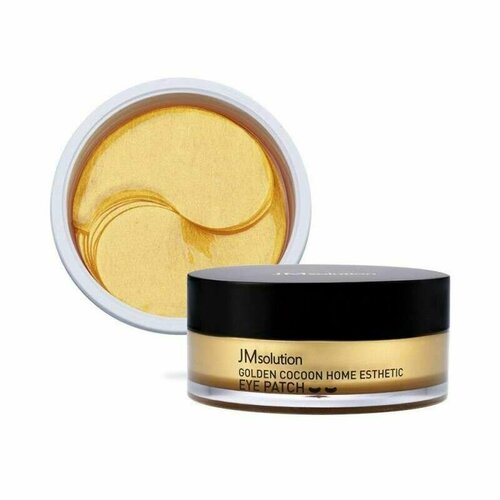 JMsolution Гидрогелевые патчи с шёлком и золотом Golden Cocoon Home Esthetic Eye Patch 968₽