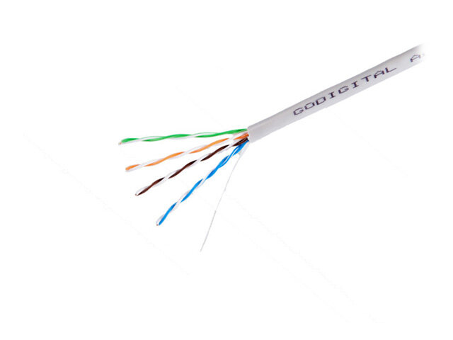 фото Кабель компьютерный UTP 4 пары cat 5e одножильный не экранированный