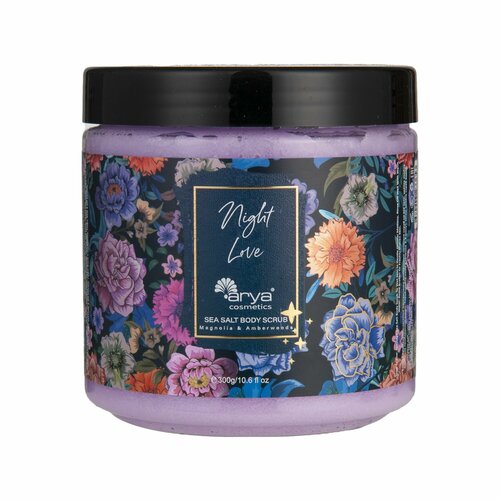 Антицеллюлитный скраб для тела Arya с морской солью Night Love 300 г 875₽