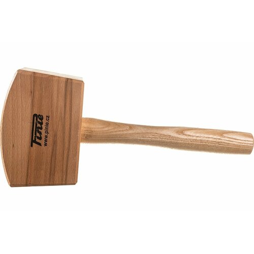 фото Киянка деревянная квадратная pinie 52-2 бук/ясень (600гр, 140х65х300мм)