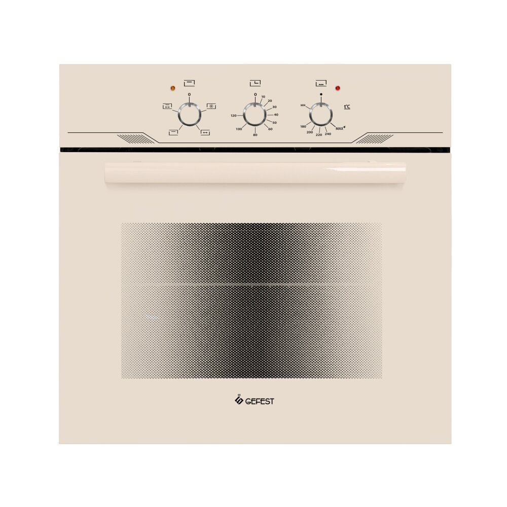 Газоэлектрический духовой шкаф Gefest ДГЭ 621-01 B1, 52л, бежевый.