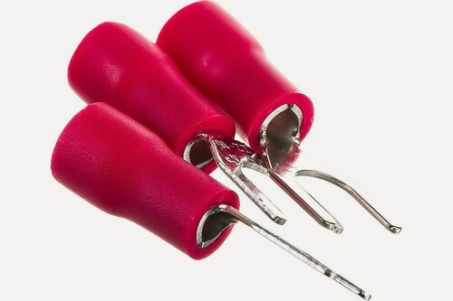 Изображение товара Вилочный изолированный наконечник STEKKER НВИ 1,5-4, LD404-154 (ОПТ упаковка 100 шт) 39425