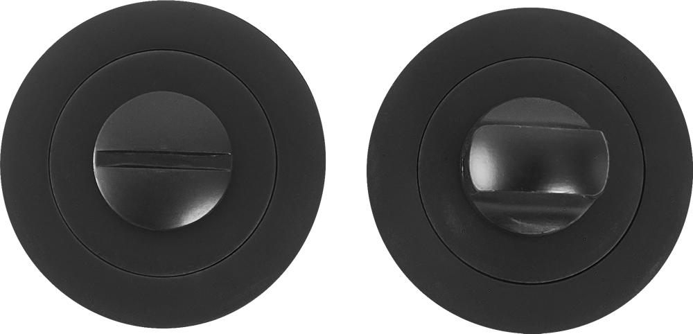 Ручка поворотная ЦАМ LM/A BK6. R. TLK52 BL-24 53.5 мм цвет черный