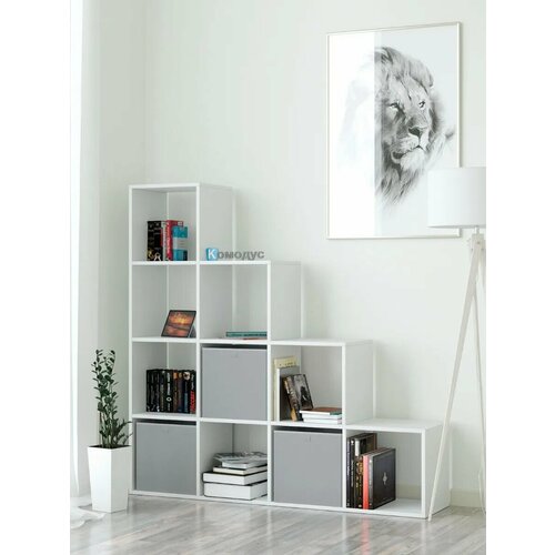 Стеллаж игрушек и книг 10 ячеек