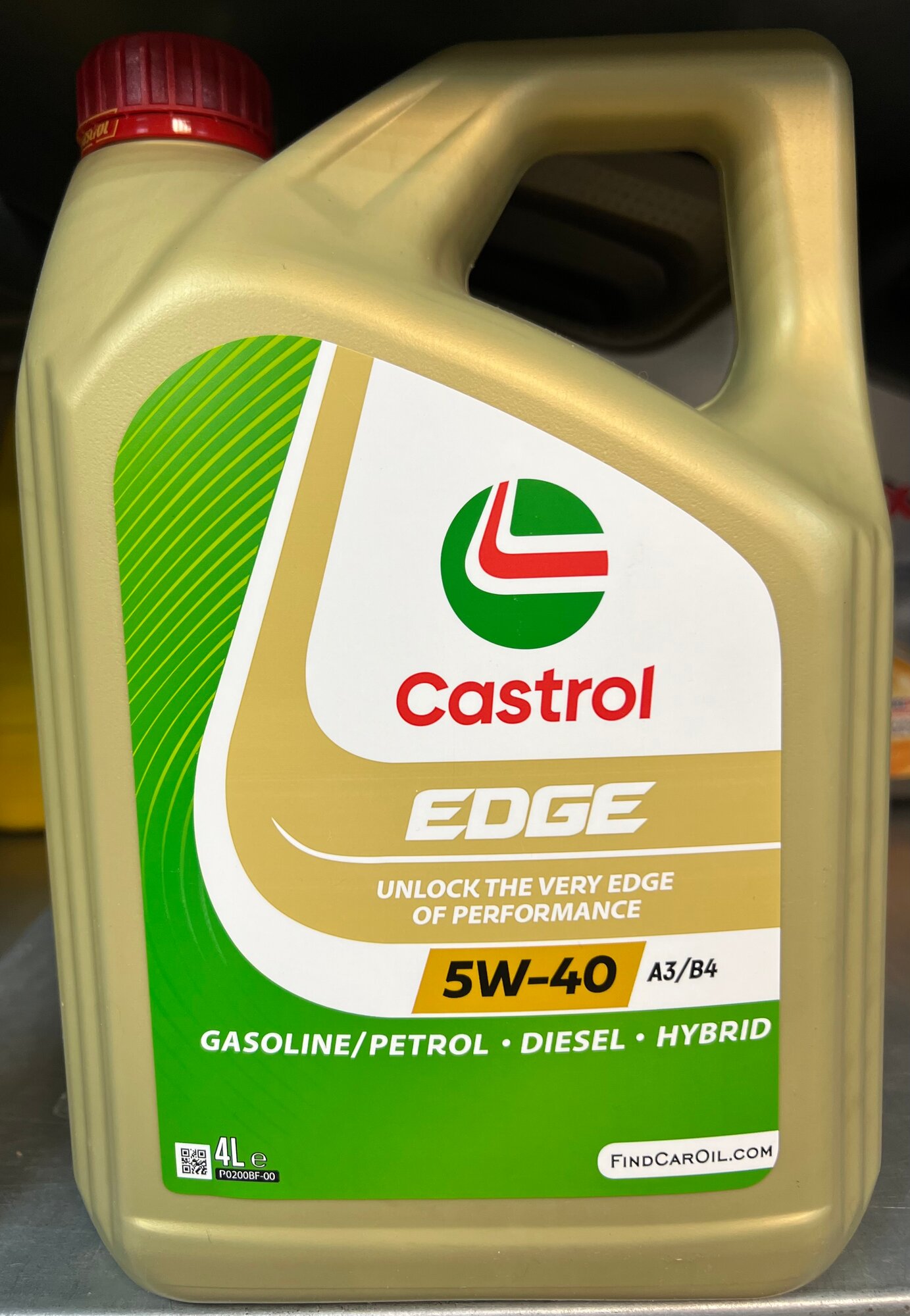 Моторное масло Castrol Edge Titanium синтетическое 5W-40 4 л