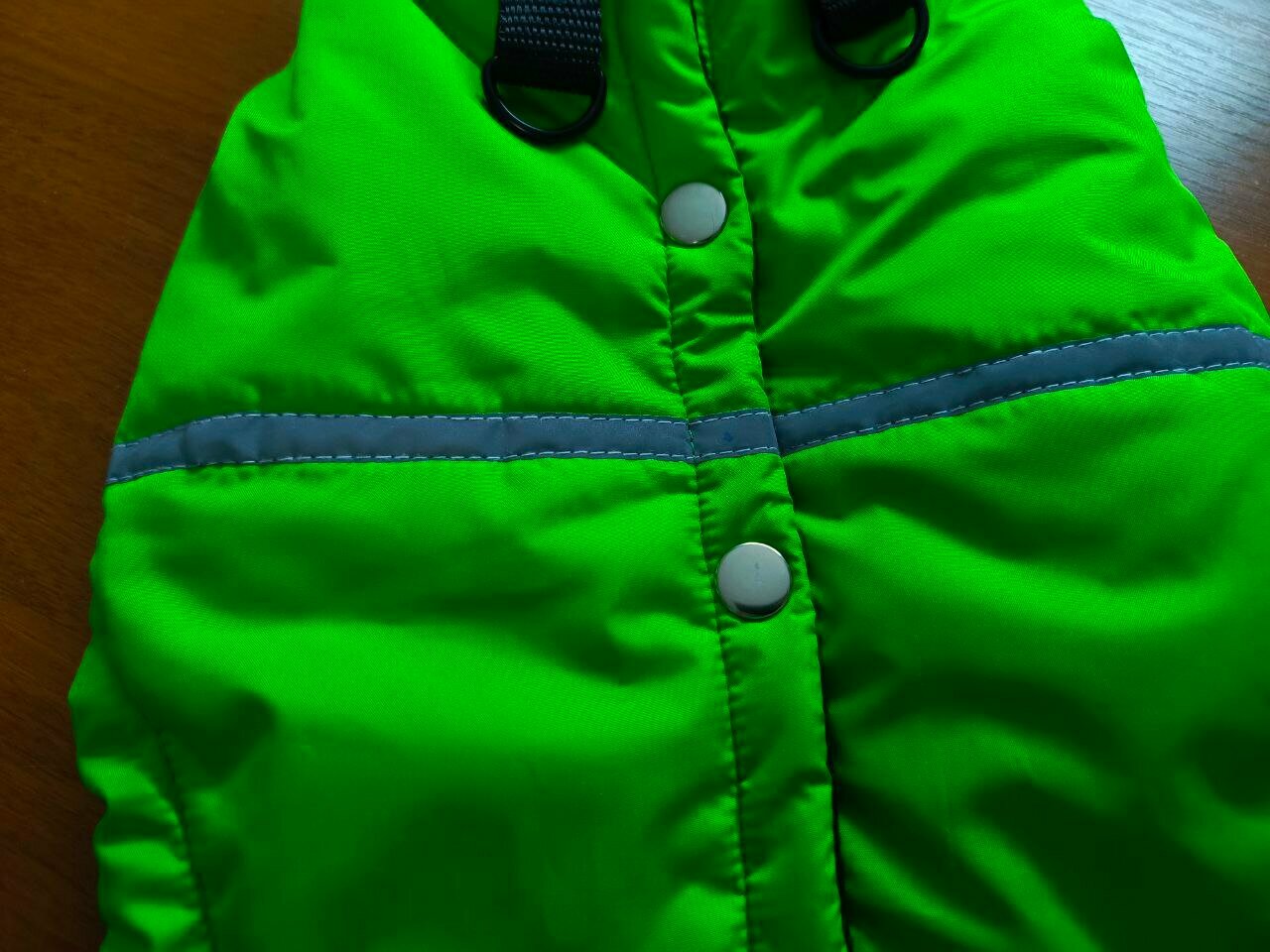 Жилетка, для собак, демисезон/зима, водонепроницаемая, S, зеленая — фото 1