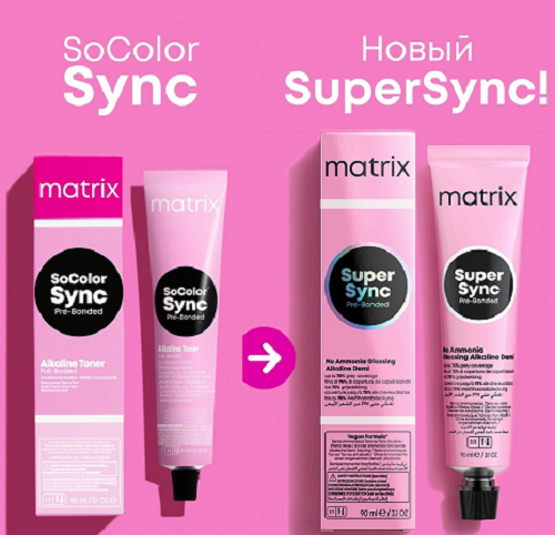 Крем краска MATRIX SoColor Super Sync Pre-Bonded SPN, 90 мл. — фото 1