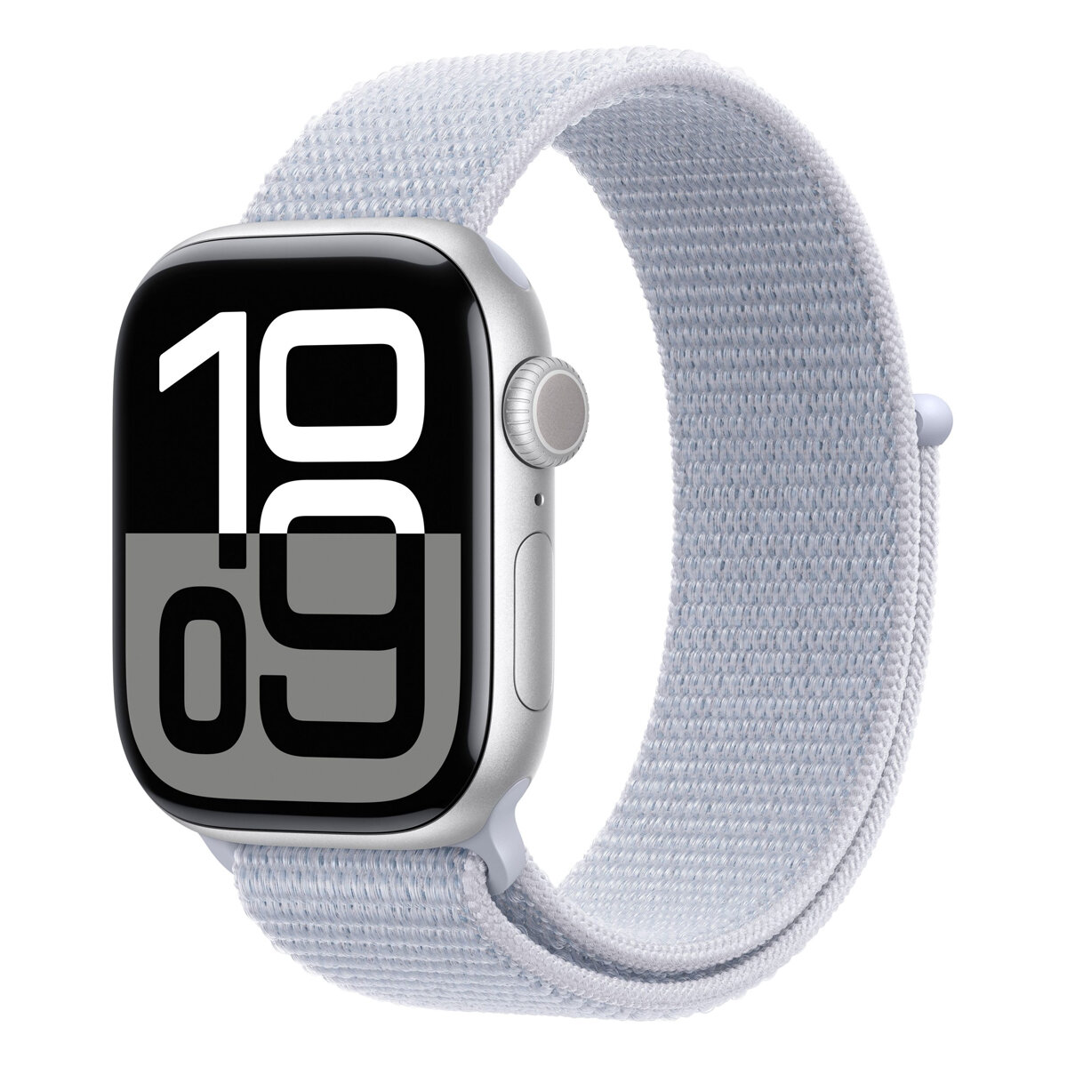 Умные часы Apple Watch Series 10 42mm Silver Aluminum Case with Textile Sport Loop Blue Cloud