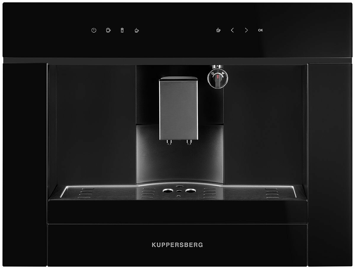 Встраиваемая кофемашина Kuppersberg KCM 182 Black (Модификация 2024 года) High-Tech капучинатор автоприготовление
