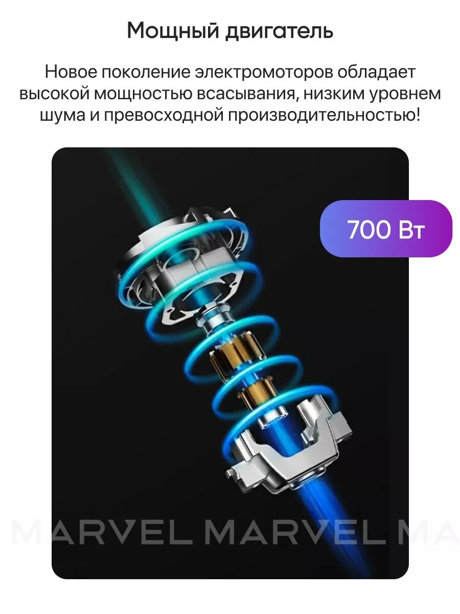 Пылесос для удаления клещей с УФ лампой Jimmy JV35, серый/фиолетовый — фото 1