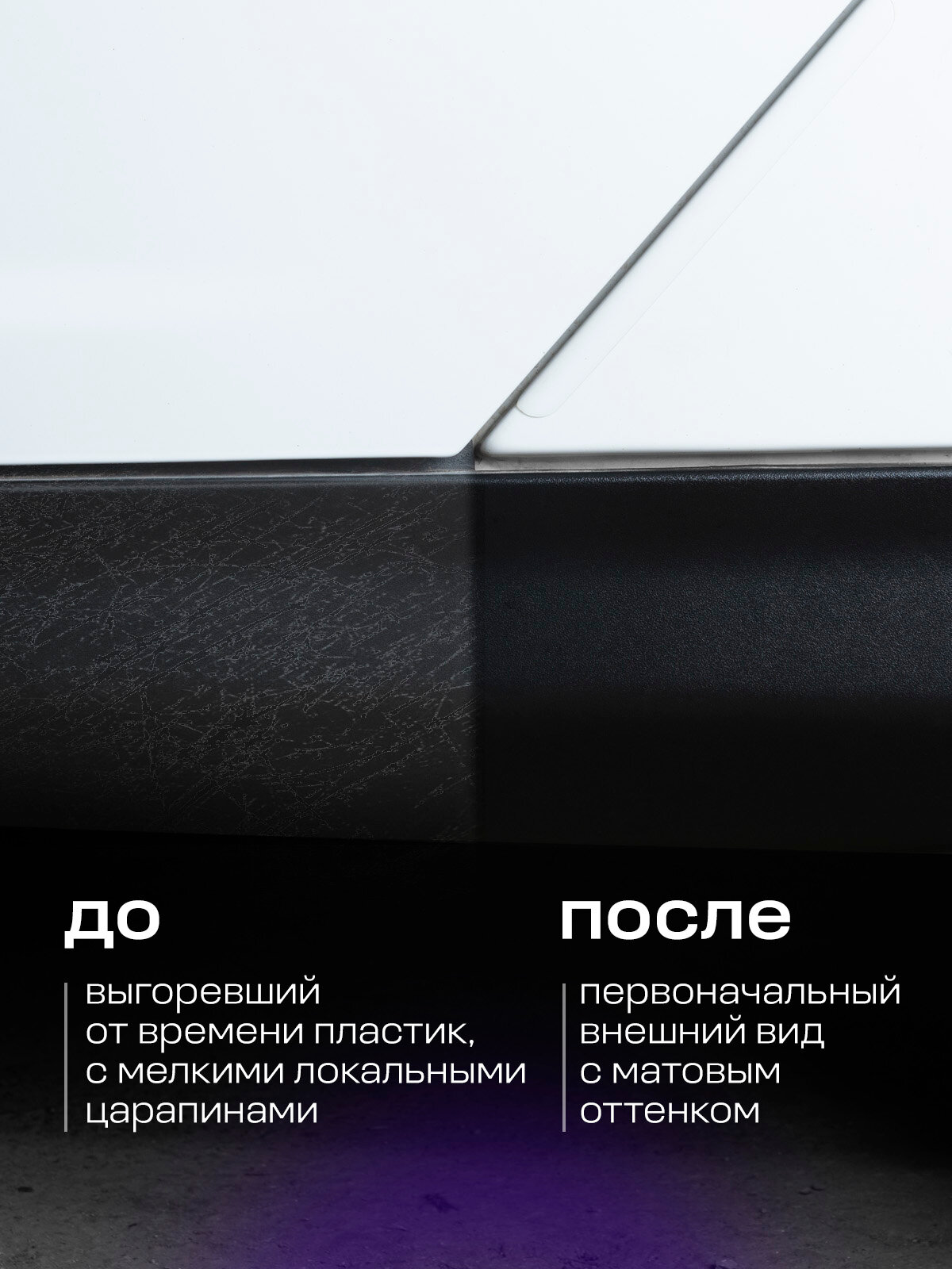 Восстановитель пластика Grass, Restorer, силикон, водоотталкивающий, блеск и защита, 500мл — фото 1