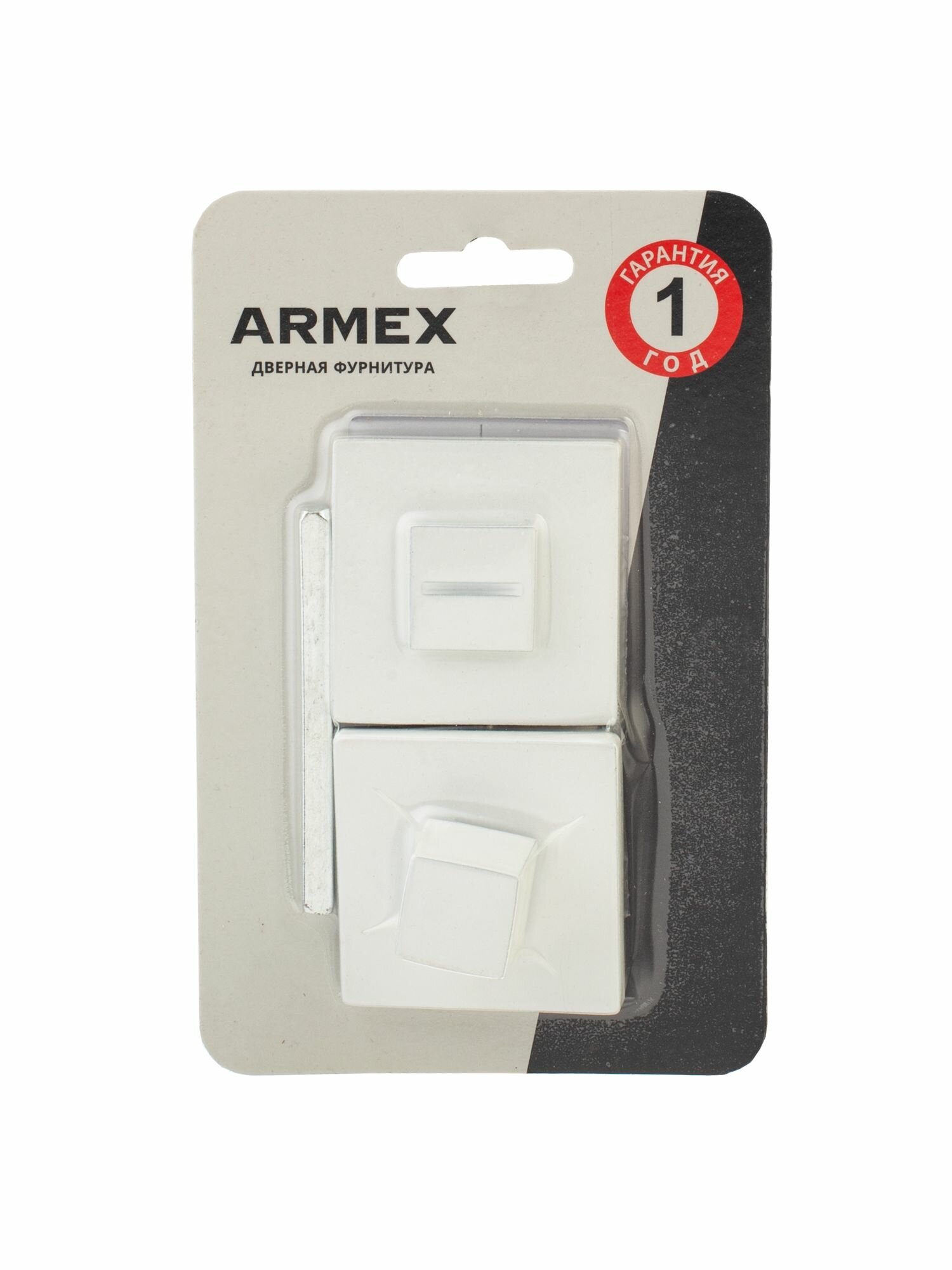 Фиксатор Armex WC-3016 ЦАМ цвет белый матовый