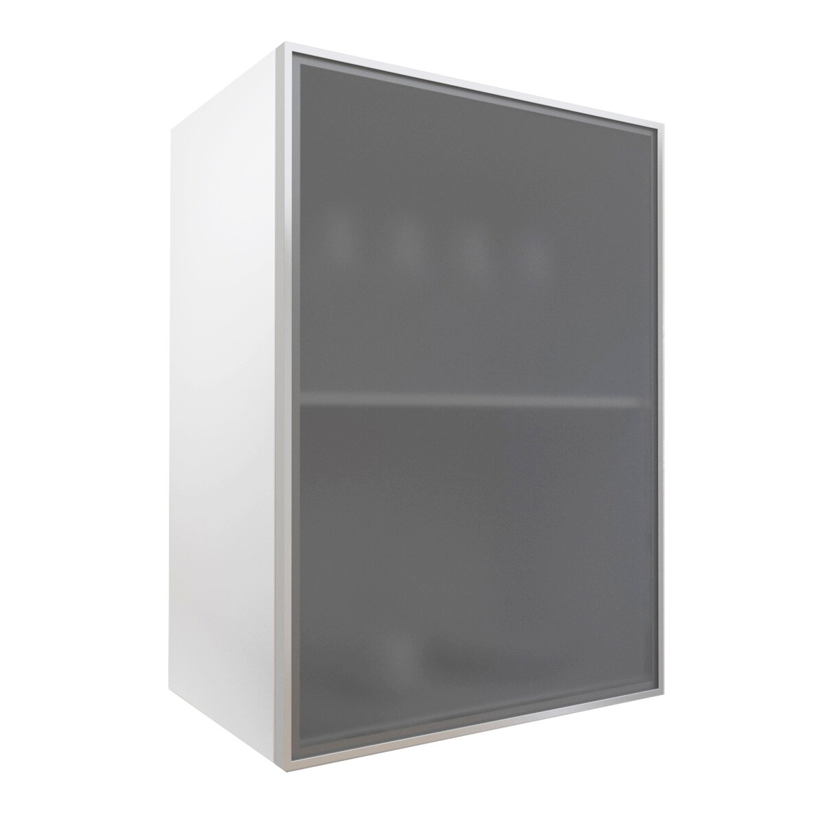 Фасад Aluminum Glass алюминий анодированный стекло матовый чёрный с петлями 496х716 см