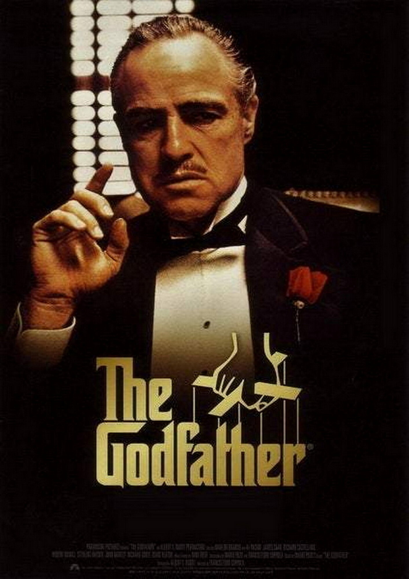 Плакат постер Крёстный отец (The Godfather) на бумаге размер 60х84см