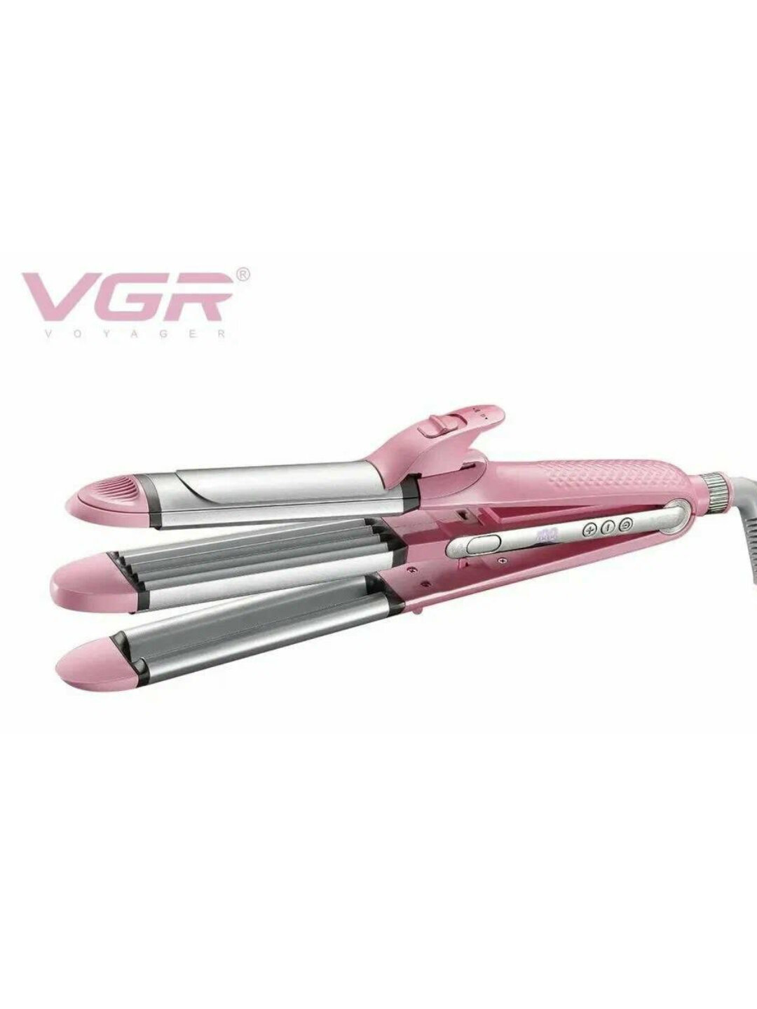 Профессиональный утюжок, выпрямитель для волос VGR V-563 , 4in1 Pink