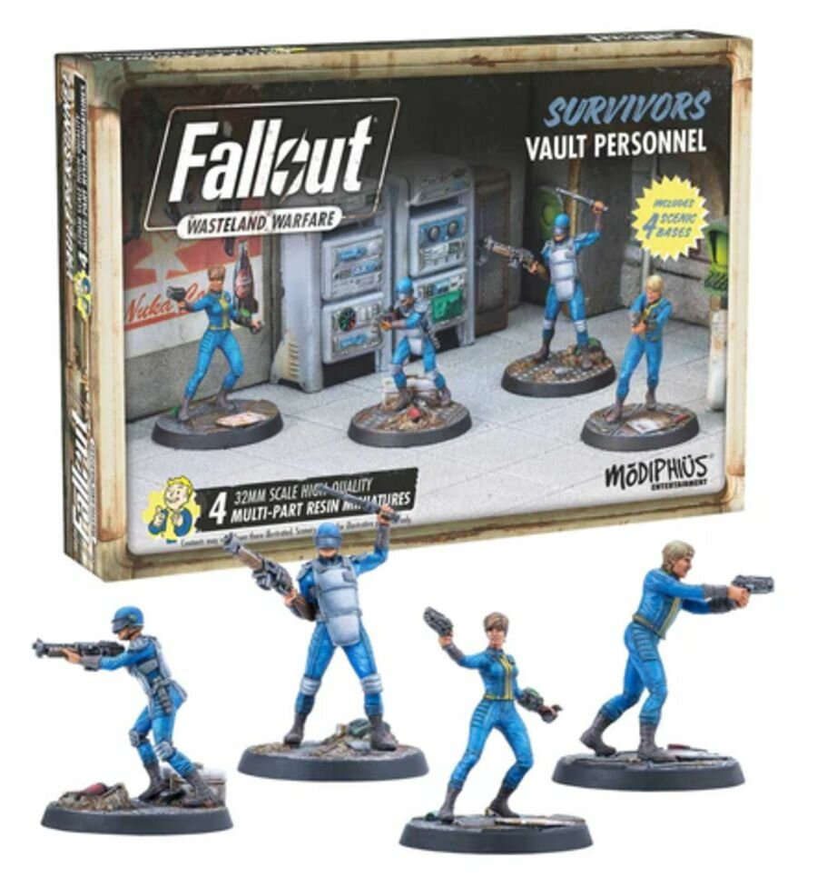 Набор миниатюр Survivors: Vault Personnel Fallout: Wasteland Warfare