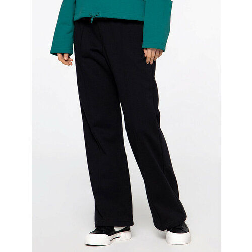 фото Брюки streetbeat pant straight fleece, размер xs, черный