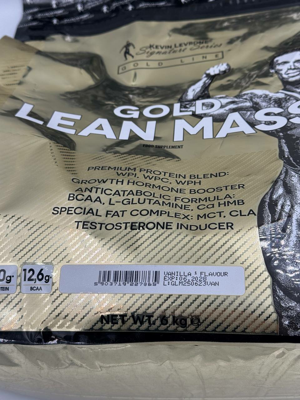 Kevin Levrone KL GOLD Lean mass 6кг для набора массы вкус ваниль — фото 1