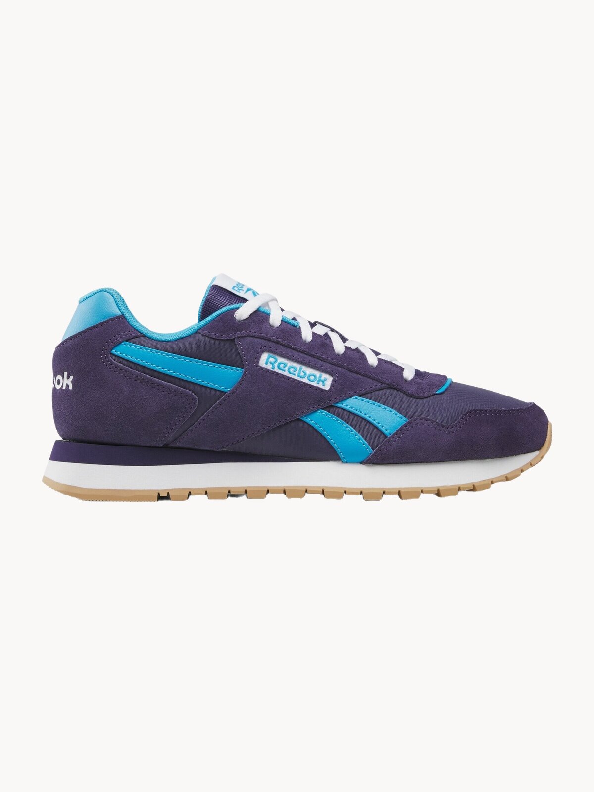 Кроссовки Reebok Glide, размер 6 US, фиолетовый/голубой