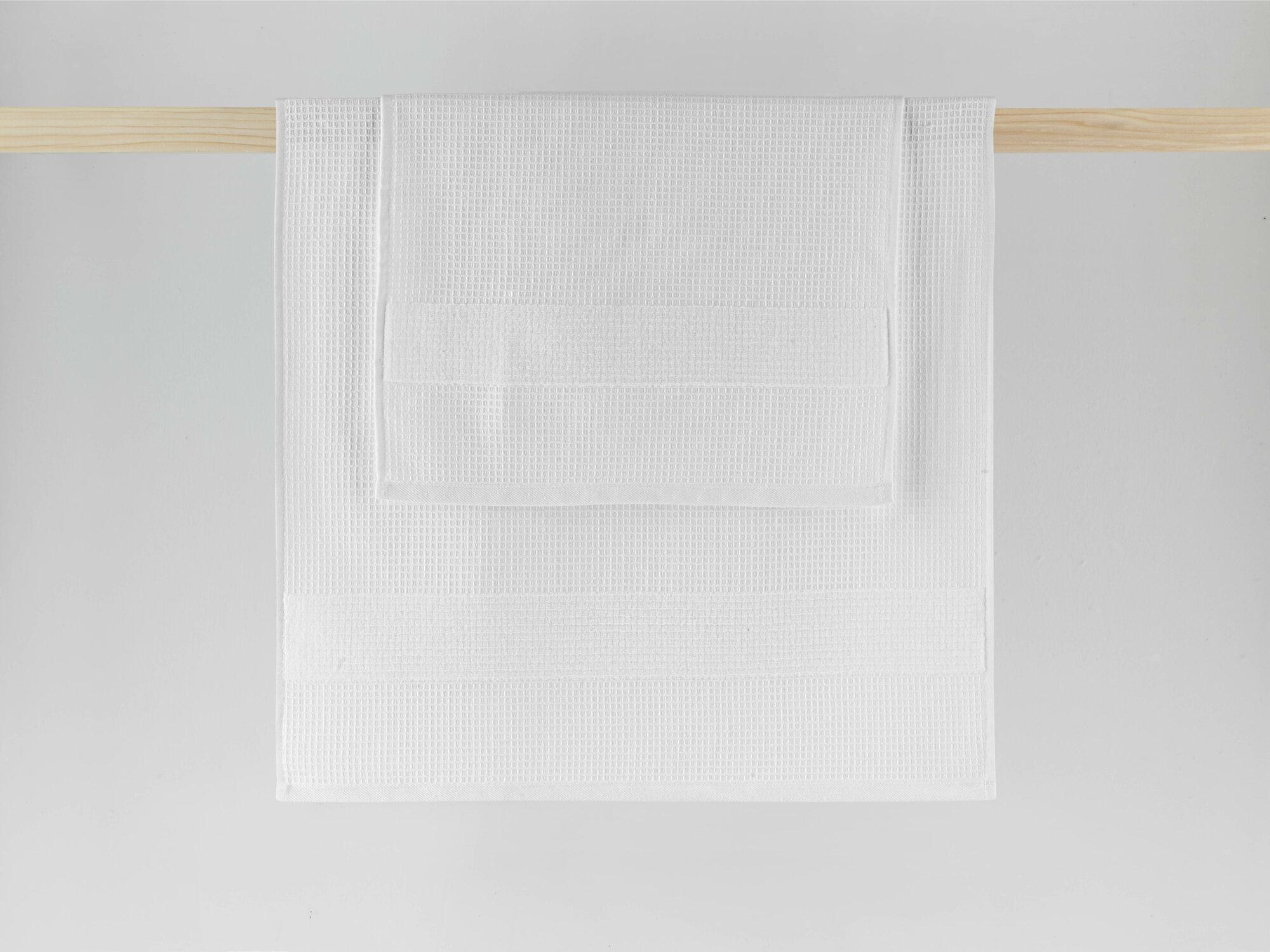 Полотенце LINENS WAFFLE/махровое/50х90/500 г/м2 WHITE, белый - фотография № 5