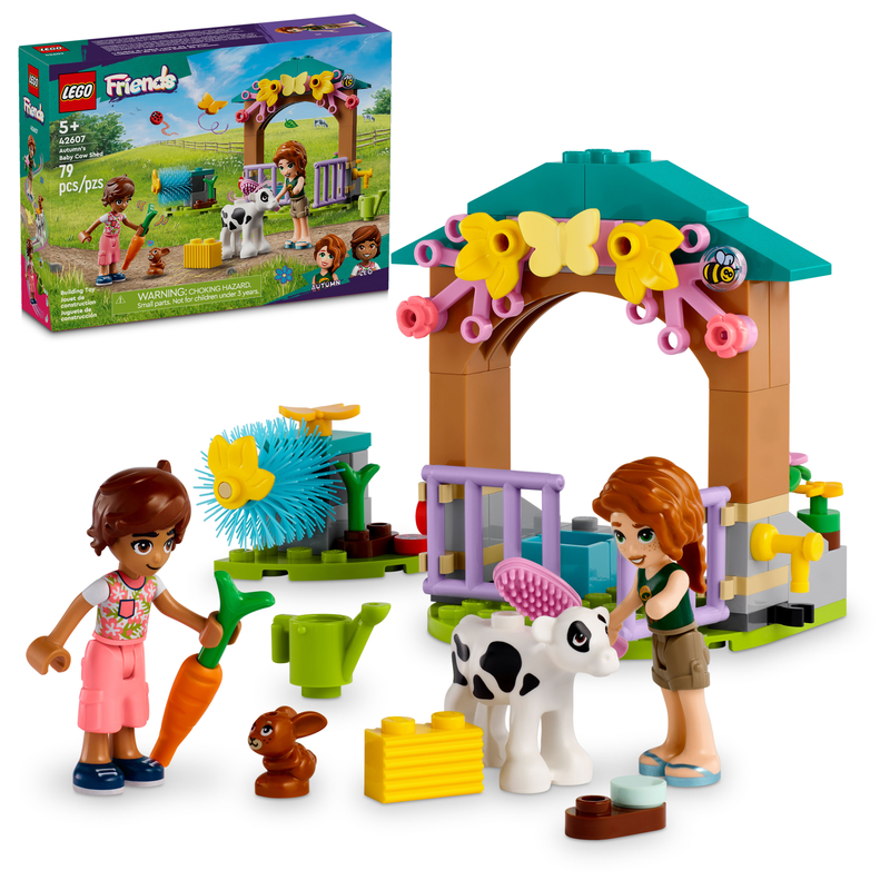 Конструктор LEGO Friends 42607 Autumn's Baby Cow Shed, 79 дет.