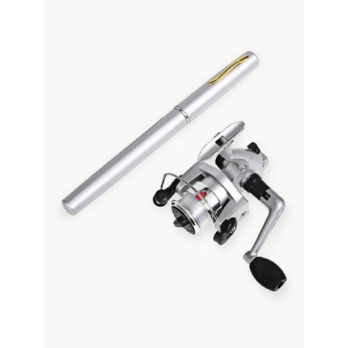 Карманная мини удочка Pocket pen Fishing rod с безынерционной катушкой
