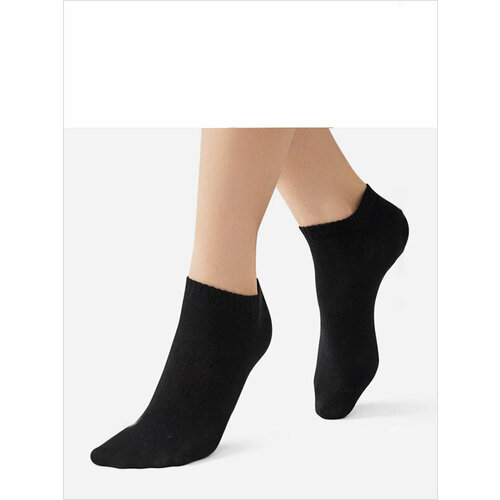 фото Женские носки omsa, размер 35, черный