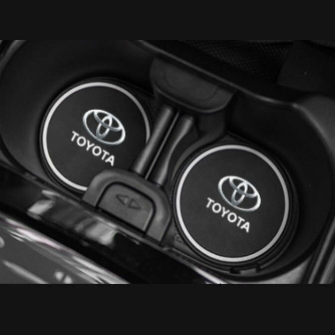Коврик в подстаканник автомобиля TOYOTA, 2 шт