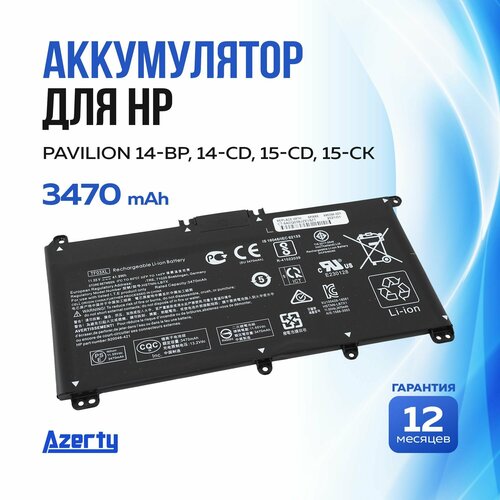 Аккумулятор TF03XL для HP Pavilion 14-BP / 14-CD / 15-CD / 15-CK / 17-AR wholesale 14 inch digitizer for hp pavilion x360 14 cd 14 cd series 14m cd laptops touch screen replacement glass panel frame