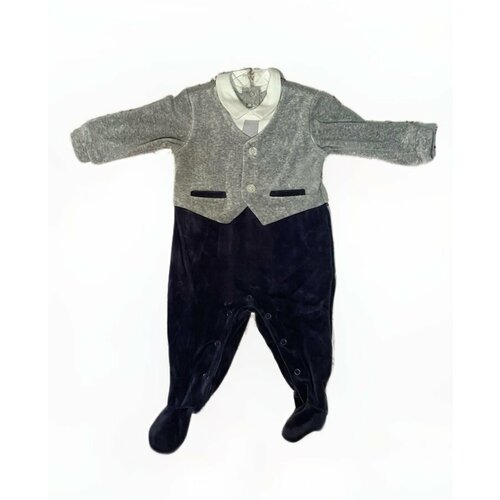 фото Комбинезон chicco, размер 62, серый