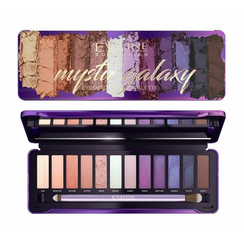 Палетка теней для век Eveline Mystic Galaxy Eyeshadow Palette