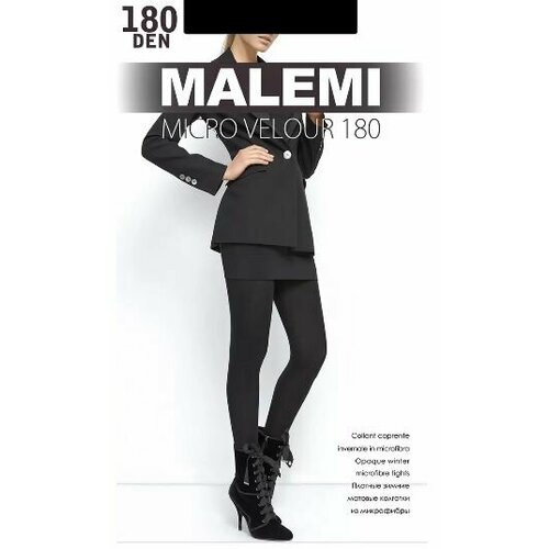 Колготки Malemi, размер 2, черный колготки malemi размер 2 черный