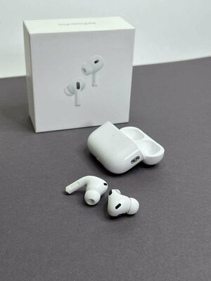 Беспроводные наушники A Pods Pro 2 PREMIUM, Сенсорные Bluetooth наушники c шумоподавлением, Белые, Наушники блютуз с микрофоном, Для iPhone, Android