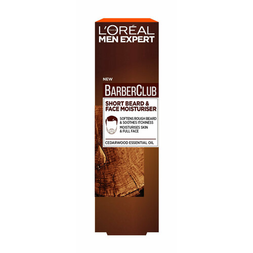 Крем-гель для короткой бороды L Oreal Men Expert Barber Club Short Beard and Face Moisturiser