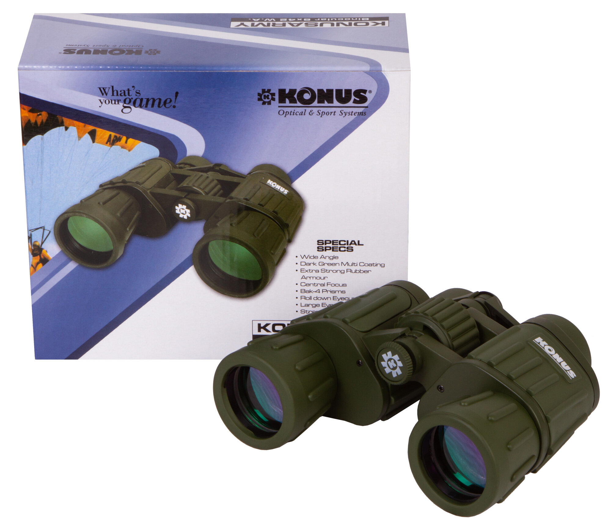 Бинокль KONUS Konusarmy 8x42 WA