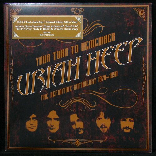Виниловая пластинка Sanctuary Uriah Heep – Your Turn To Remember (2LP, coloured vinyl)