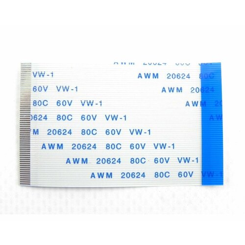Шлейф плоский AWM 20624 80C 60V vw-1 60 пин шаг 05 мм длина 50мм обратный 380₽