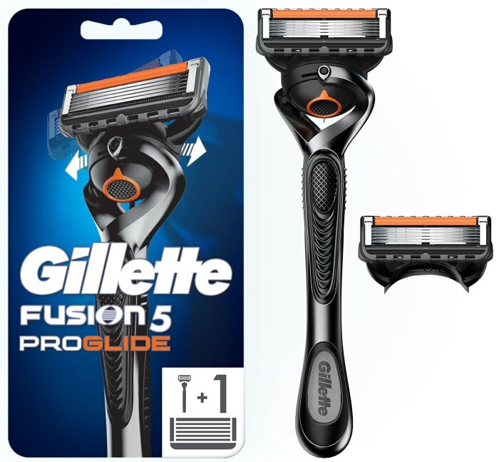 Бритва Gillette Fusion Proglide со сменными кассетами 1шт+2 кассеты