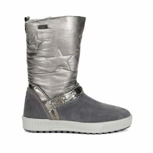 фото Полусапоги richter, размер 33 eu, серебряный, серый