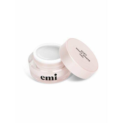 Soft Milky white Gel 15г emi гель моделирующий soft pale pink 50 г