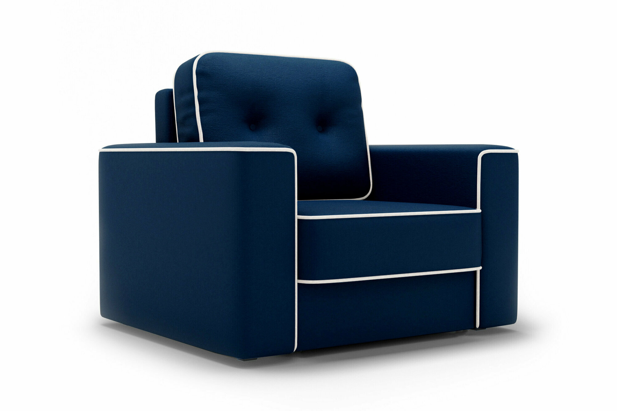 Кресло Mebior Tech Берген темно-синее 105х93х95 см