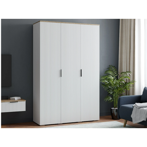 Шкаф 3-х дверный Салерно лотос/дуб бунратти