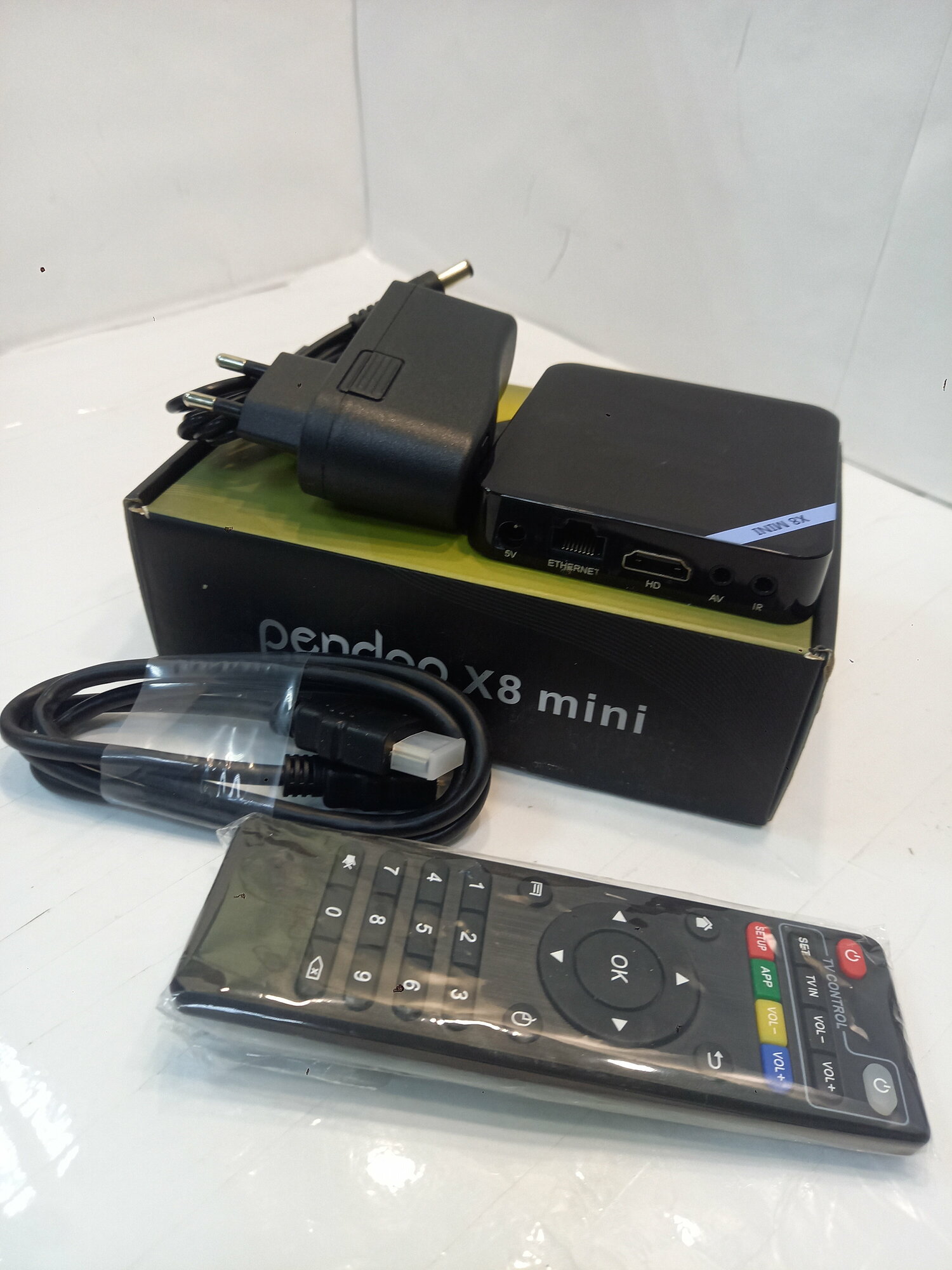 ТВ-приставка Pendoo X8 Mini S905w1+8gb Wifi Android 2gb Iptv Remote Control 8.1 Internet Tv Set