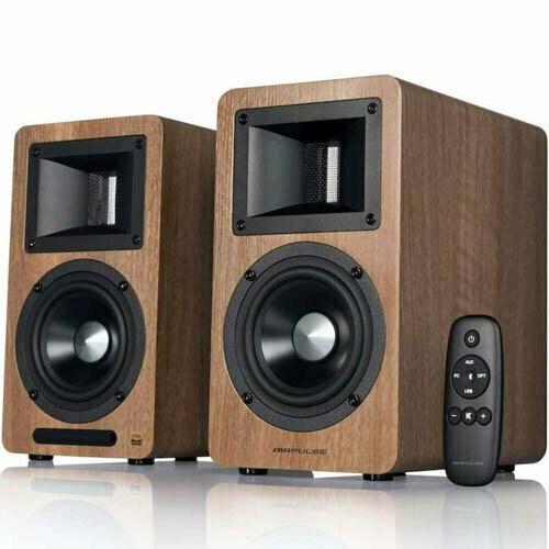 Колонки Edifier Airpulse A80 Walnut мощность 100 Вт, Bluetooth v5.0, пульт, орех