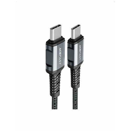 Кабель ACEFAST C1-03 Type-C/Type-C Cable (Gray) кабель aux acefast c1 08 type c to 3 5mm gray