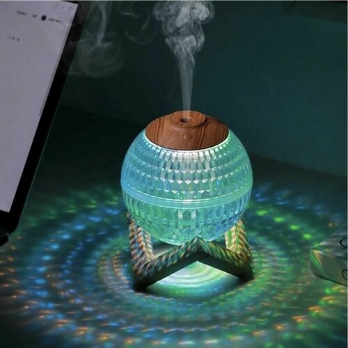 Аромадиффузор ночник увлажнитель воздуха Хрустальный шар Световой эффект RGB 169900₽