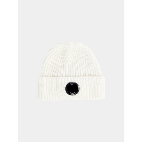 фото Шапка c.p. company extra fine merino wool, размер onesize, белый
