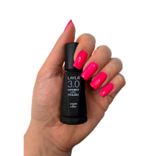 Консистенция лаков 3.0 Hybrid Nail Polish высокопигменированная, сохнет на воздухе. Структура лакового покрытия позволяет носить покрытие на ногтях до 12 дней. Лаки 3.0 Hybrid Nail Polish не требуют базового покрытия, наносятся на подготовленный под покрытие ноготь. Покрытие обладает высоким блеском.<br><br>Покрытие Топом - по желанию.<br><br>Снятие лакового покрытия производится жидкостью для снятия лаков.